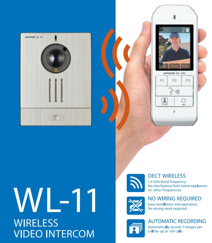Chuông báo có hình không dây AIPHONE WL-11